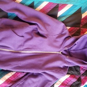 XS Purple American Apparel zip hoodie